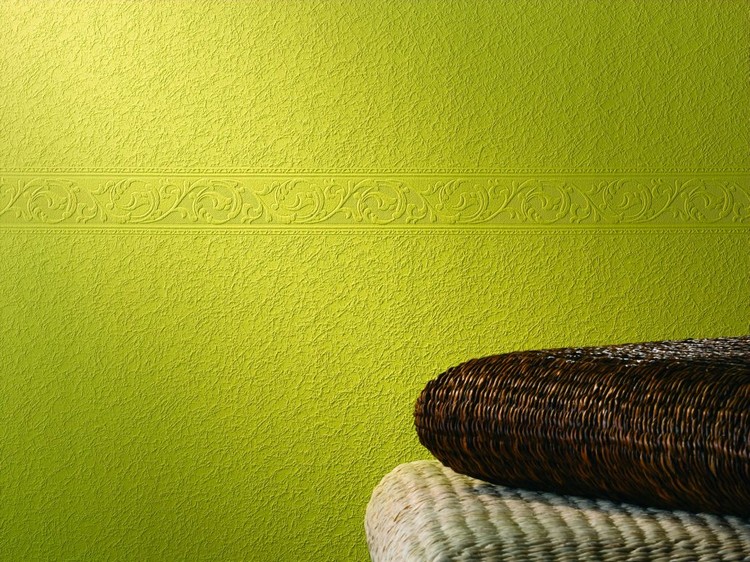 peindre-sur-papier-peint-peinture-verte-serviettes-coton