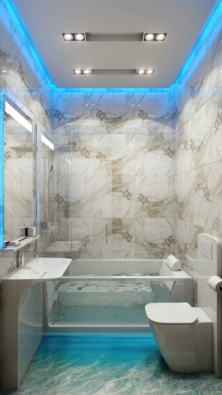 relooker-salle-bain-carrelage-mural-eclairage-led-corniche-lumineuse-bleue