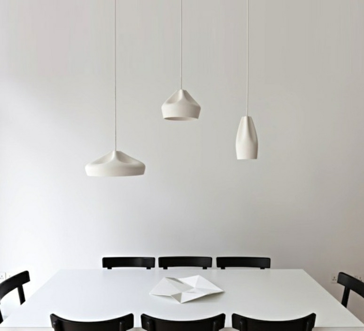 suspensions-design-ceramique-blanche-salle-manger-moderne