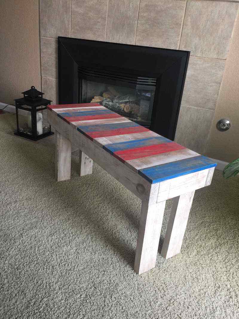 Faire un banc en palette de bois et le décorer soi même les top ...