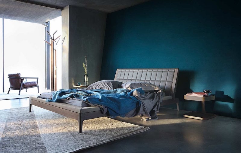 chambre-bleu-canard-gris-taupe-meubles-design-contemporain