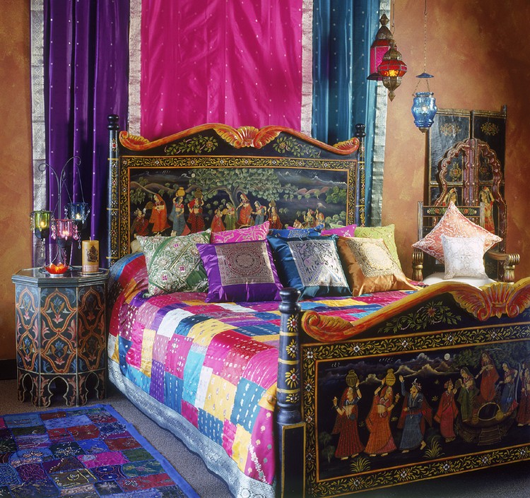 decor-oriental-style-indien-chambre-coucher