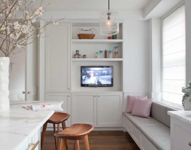 fenêtres cuisine ambiance-cosy-meubles-blanc-neige