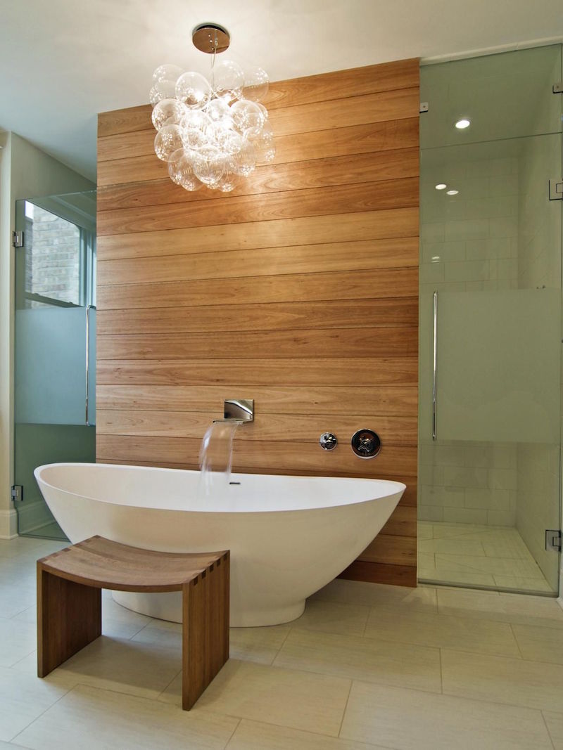 Id e d co salle  de  bain  bois  40 espaces cosy et chics qui 