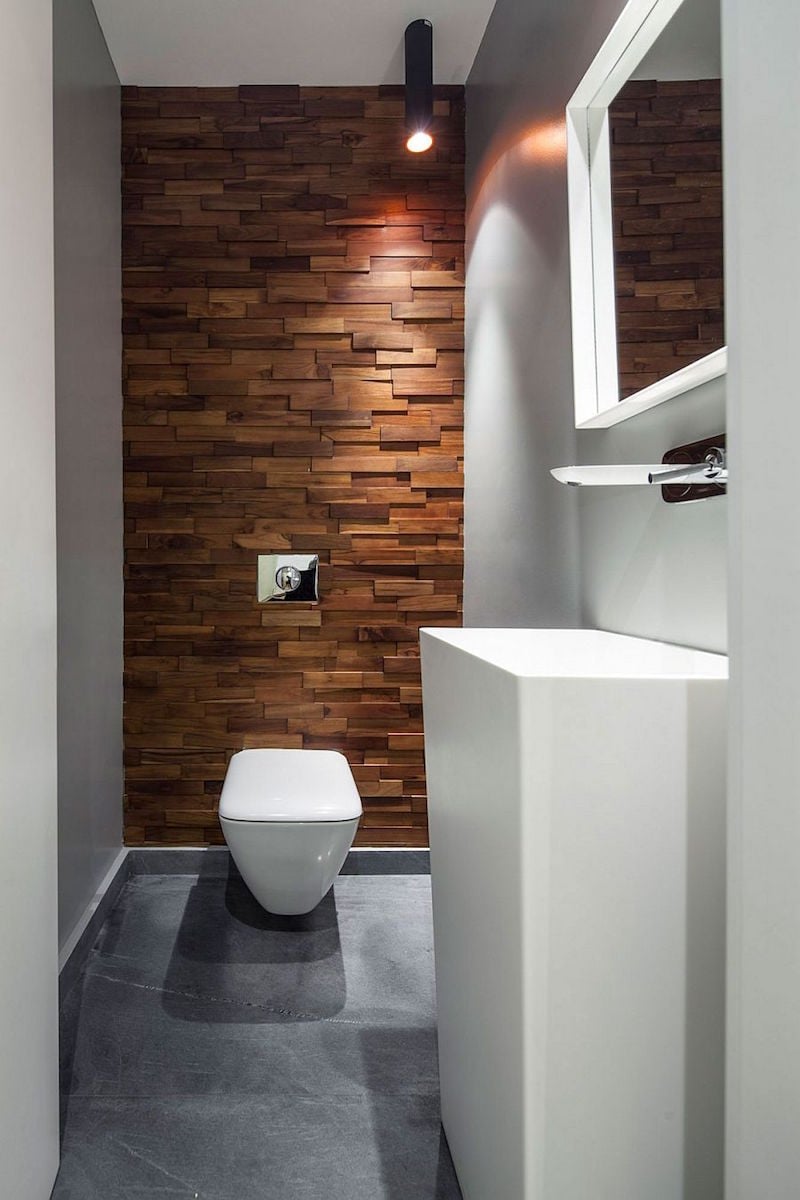 idee-decoration-bois-salle-bain-toilettes-mur-parement-bois-effet-3d