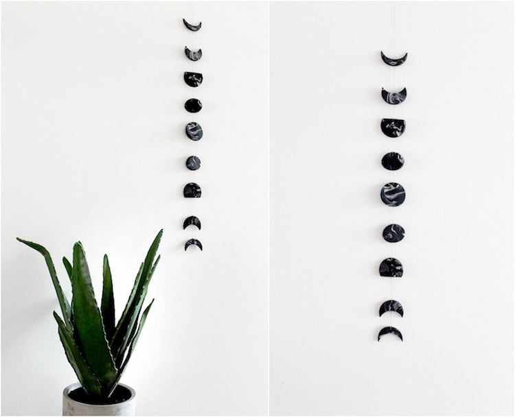 idees-diy-deco-mobile-accrocher-mur-phases-lunaires-pate-polymere