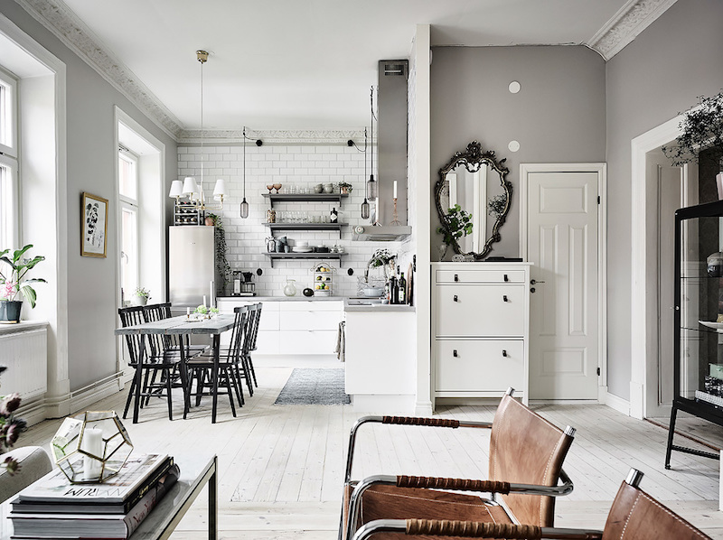 idees-deco-scandinave-elegante-gris-blanc-appartement-aire-ouverte