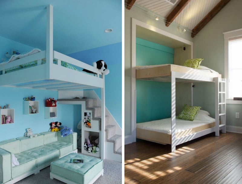 lit-enfant-original-diy-lit-mezzanine-suspendu-plafond-lits-superposes-niche