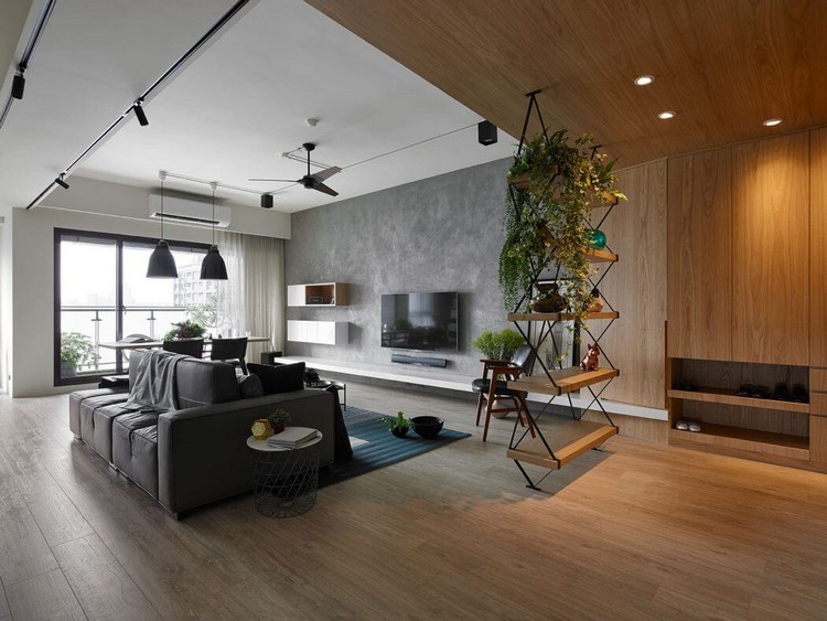 parement-interieur-bois-massif-parquet-massif-appartement-architecte