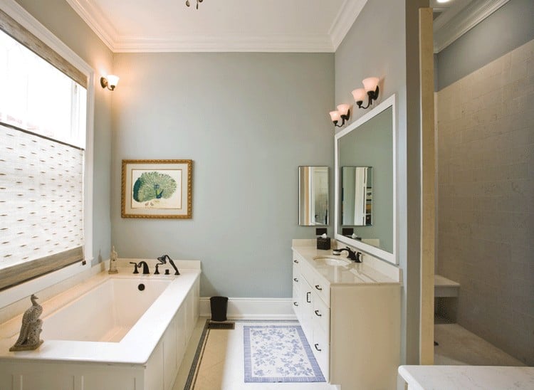 peinture salle de bain ambiance-douce-murs-gris-soie