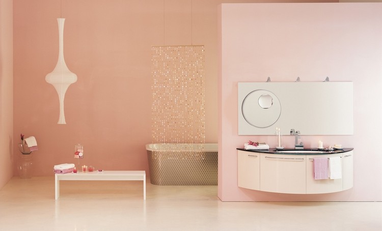 peinture-salle-bain-murs-rose-pastel-ambiance-girly