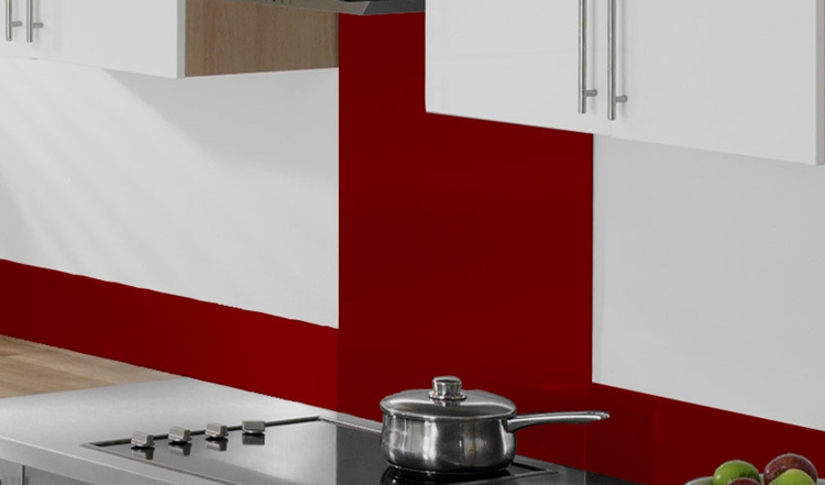 plaque-anti-eclaboussure-cuisine-rouge-blanc-idees
