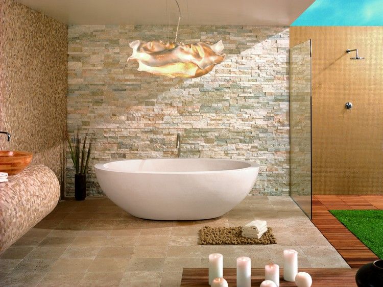 Salle de bain pierre & idées déco pour une ambiance authentique Inspiration Baignoires Enfant