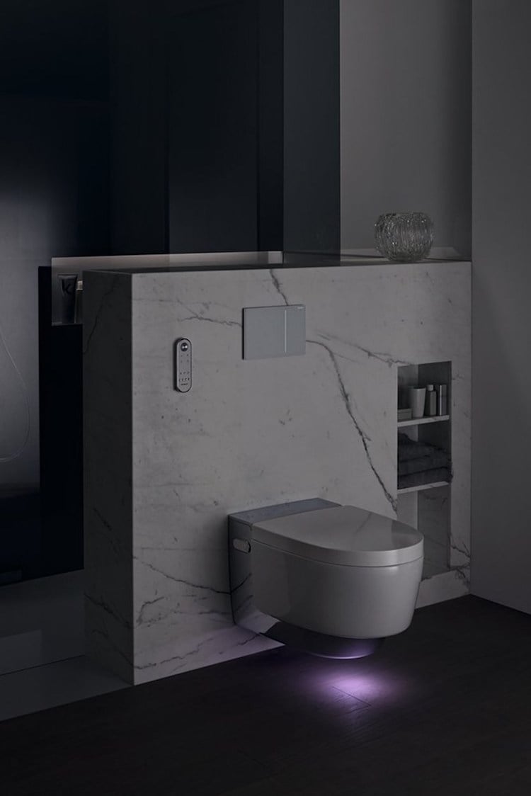 toilette-suspendu-design-contemporain-eclairage-led-aquaclean-mera-geberit-italia