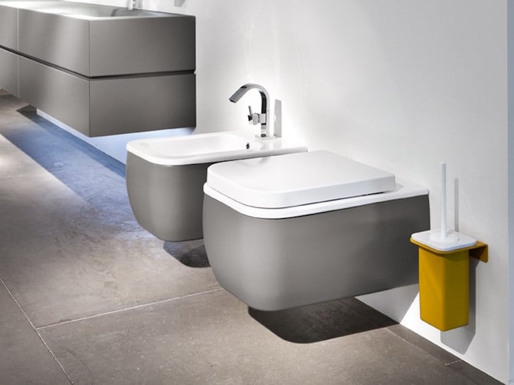 toilette-suspendu-design-coquille-grise-decorative-bombo-edone-agora-group