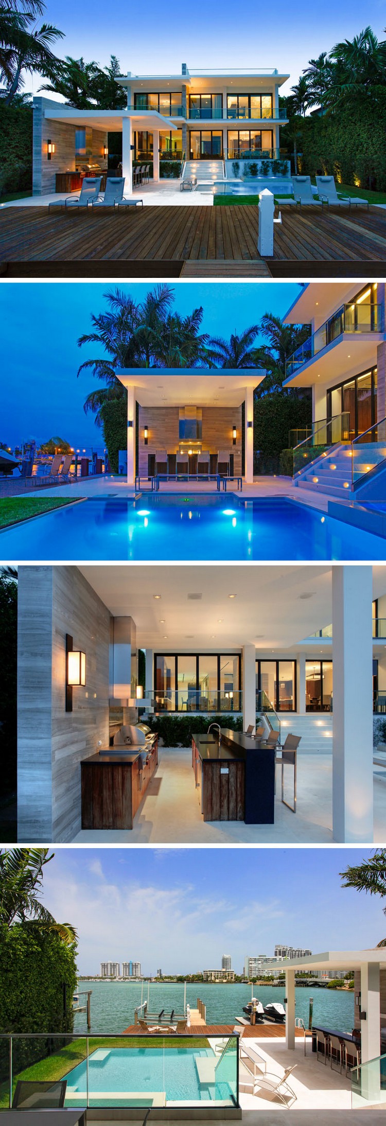 aménagement-extérieur-maison-terrasse-piscine-éclairage-led