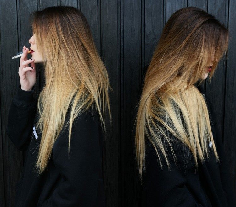 balayage ombré blond - idées 2017 pour tout type et longueur de cheveux