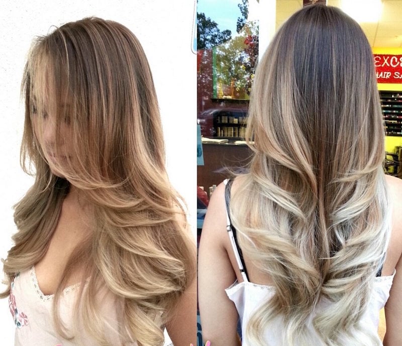 balayage-ombré-blond-cheveux-longs-lisses