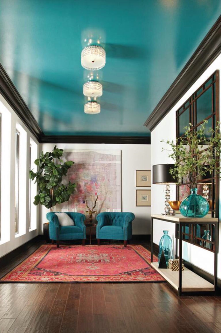 deco-bleu-canard-turquoise-idees-peinture-meubles-objets-decoration