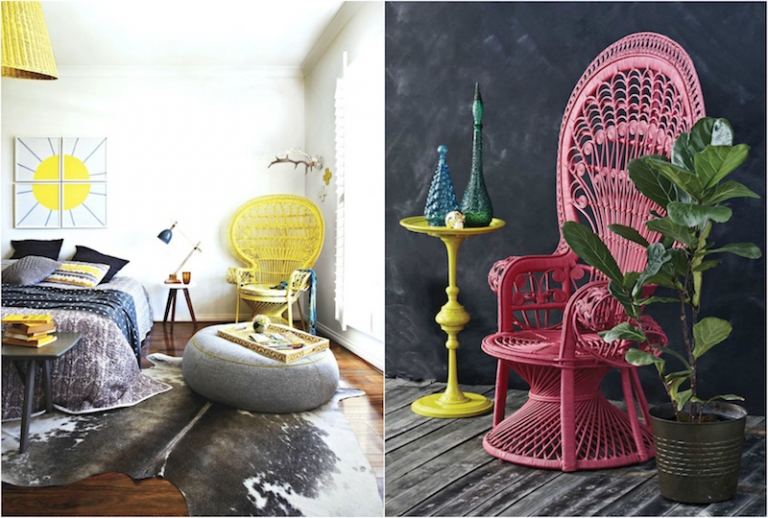 fauteuil-Emmanuelle-jaune-rose-meuble-accrocheur-contexte-moderne