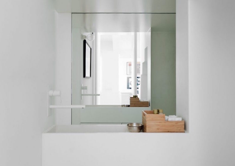 idées d'aménagement et décoration salle de bain moderne à touches rustiques idées-aménagement-décoration-salle-bain-moderne-touches-rustiques