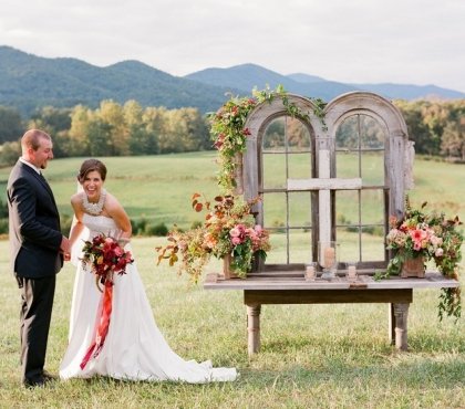 mariage-champêtre-chic-idées-déco-plein-air-fleurs-multicolores