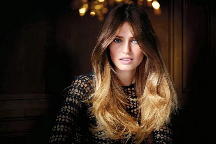Ombré blonde : osez l’ombré hair sur cheveux noir et châtain
