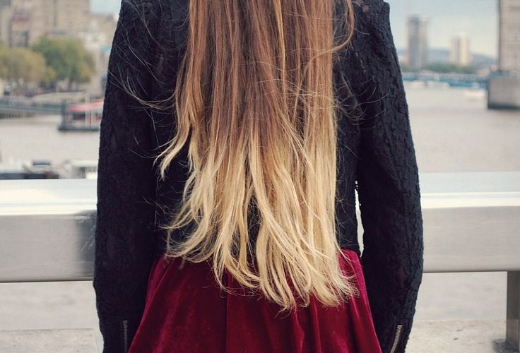 Ombré blonde : osez l’ombré hair sur cheveux noir et châtain
