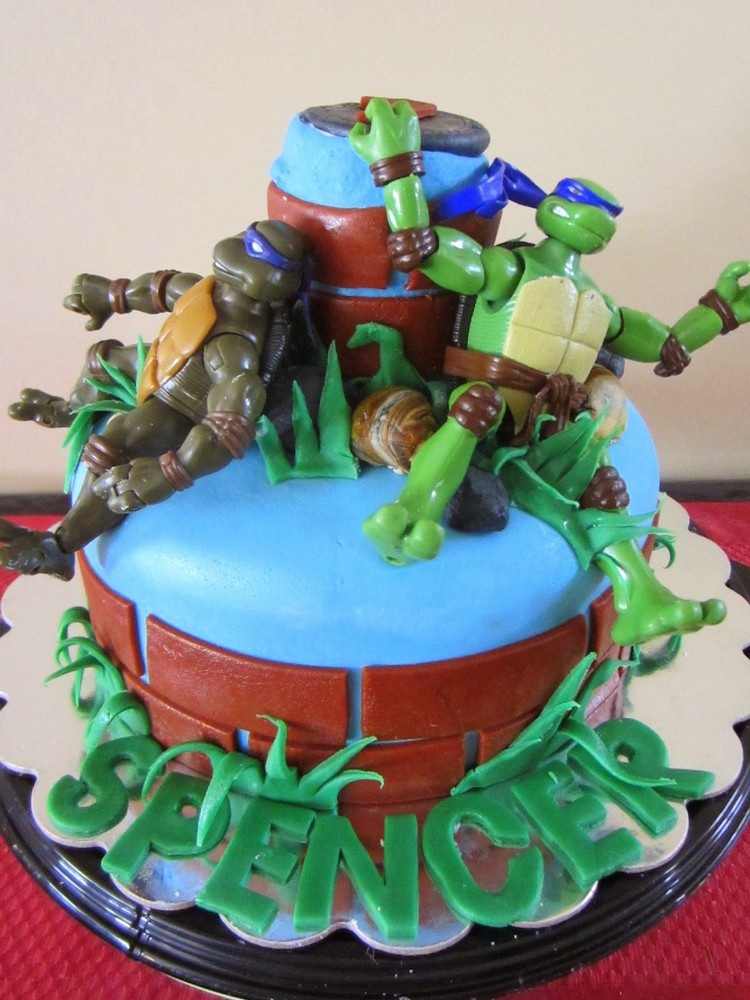 recette-gâteau-anniversaire-thermomix-ninjas-tortues-garçons