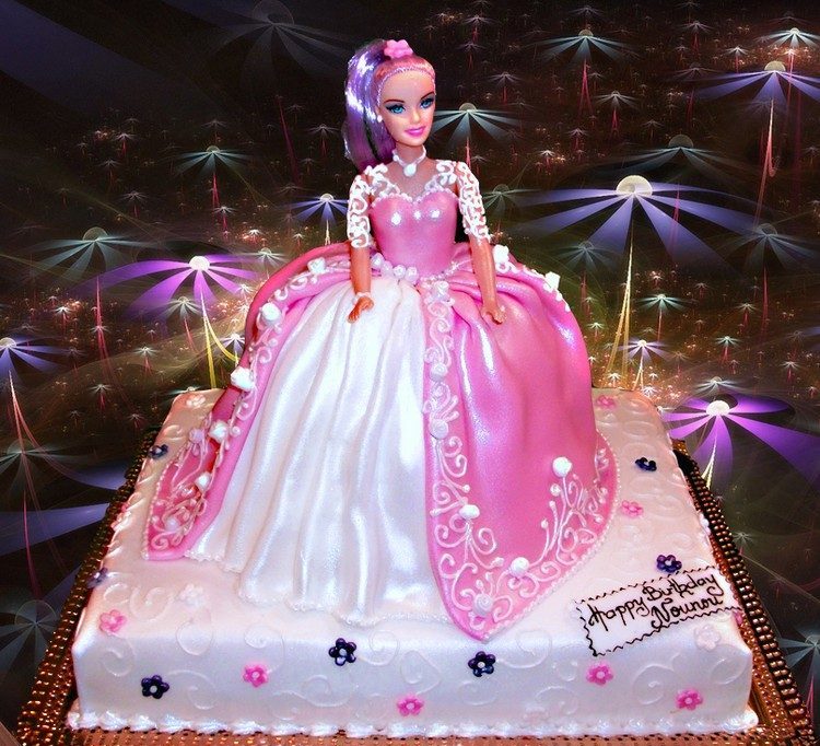recette-gâteau-anniversaire-thermomix-poupée-barbie-idées