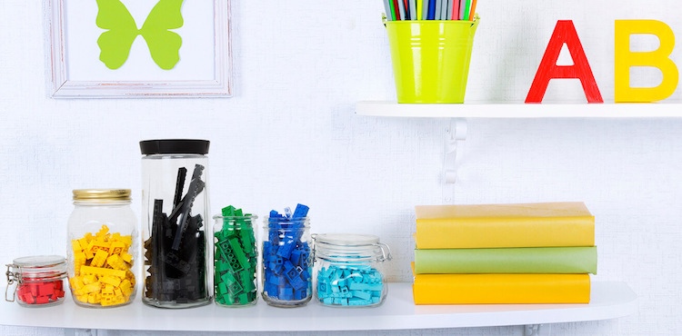 astuces-rangement-organisation-espace-pièces-Lego-pots