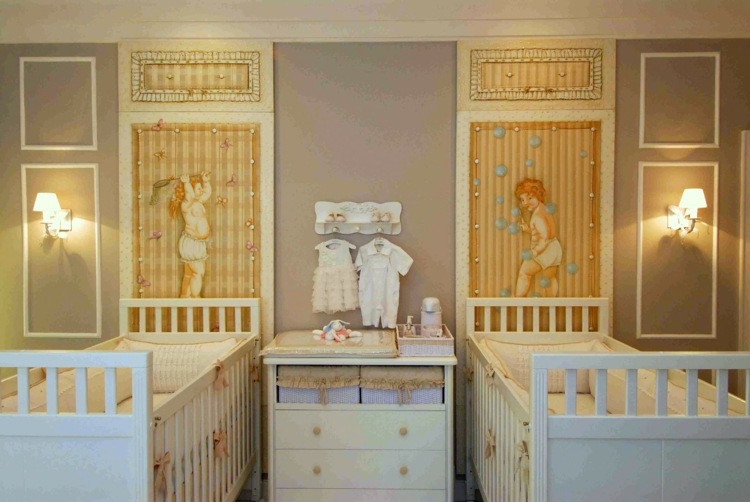 Imaginer, meubler et décorer la chambre bébé jumeaux idéale !