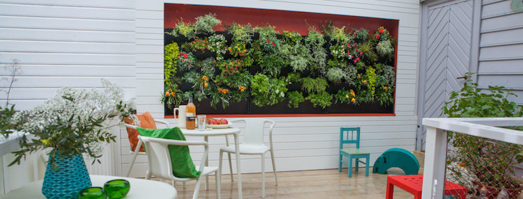 construire mur vegetal exterieur-sur-mesure-poches-feutre-déco-terrasse