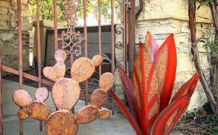 deco-metal-jardin-sculptures-modernes-agave-acier-corten-cactus-métal