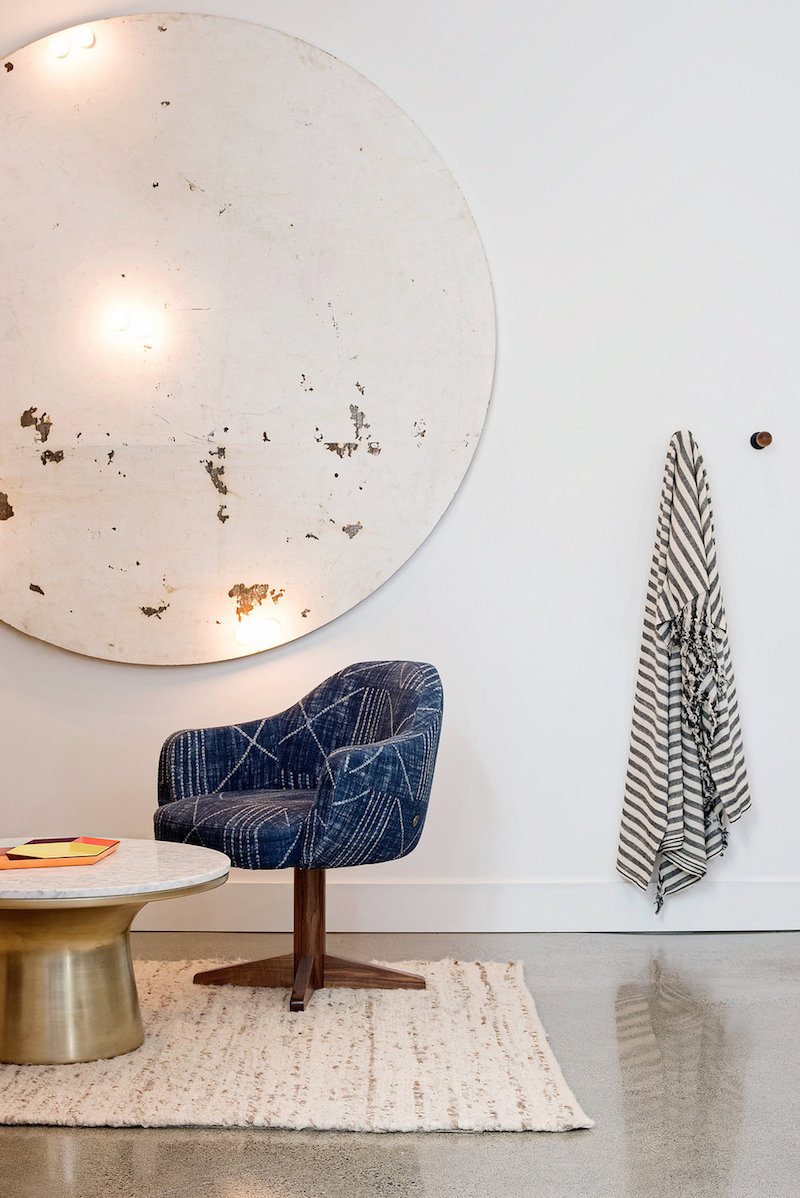 déco murale bohème chic en métal patiné à effet pleine lune déco-murale-bohème-chic-métal-patiné-effet-pleine-lune