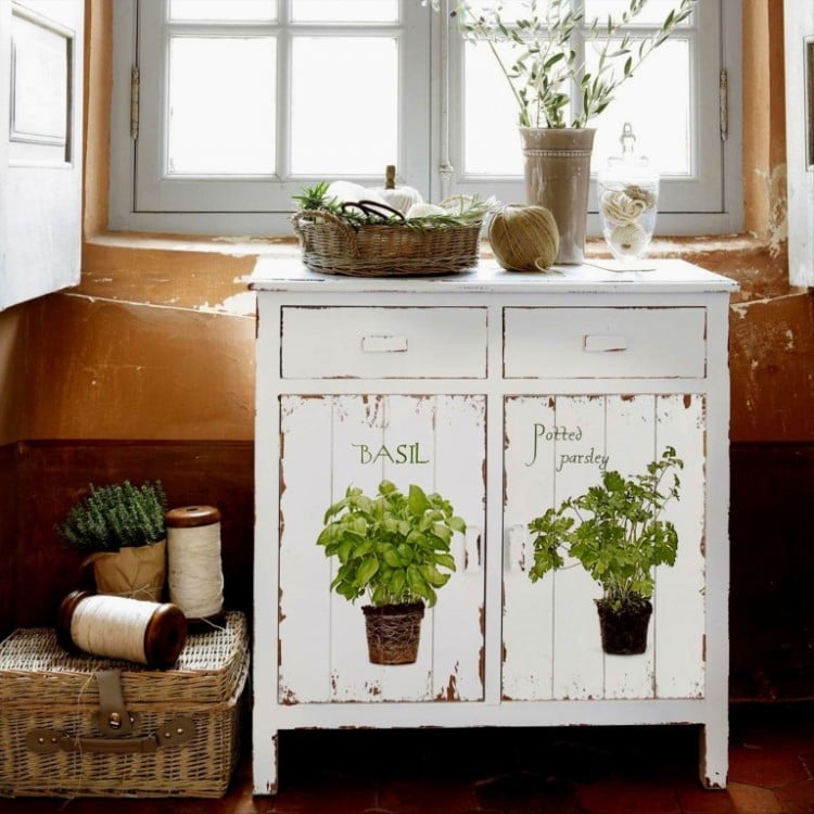 relooker-armoire-ancienne-cuisine-vintage-sabby-chic-plantes-vertes