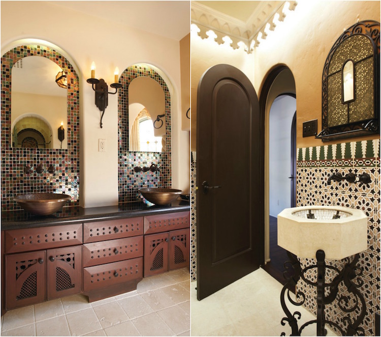 salle-de-bain-marocaine-arcs-en-ogive-carrelage-marocain-éléments-fer-forgé