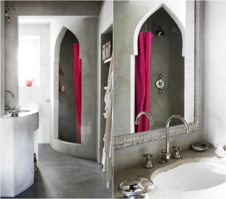 salle-de-bain-marocaine-déco-murale-tadelakt-gris-ouvertures-aspect-porte-marocaine