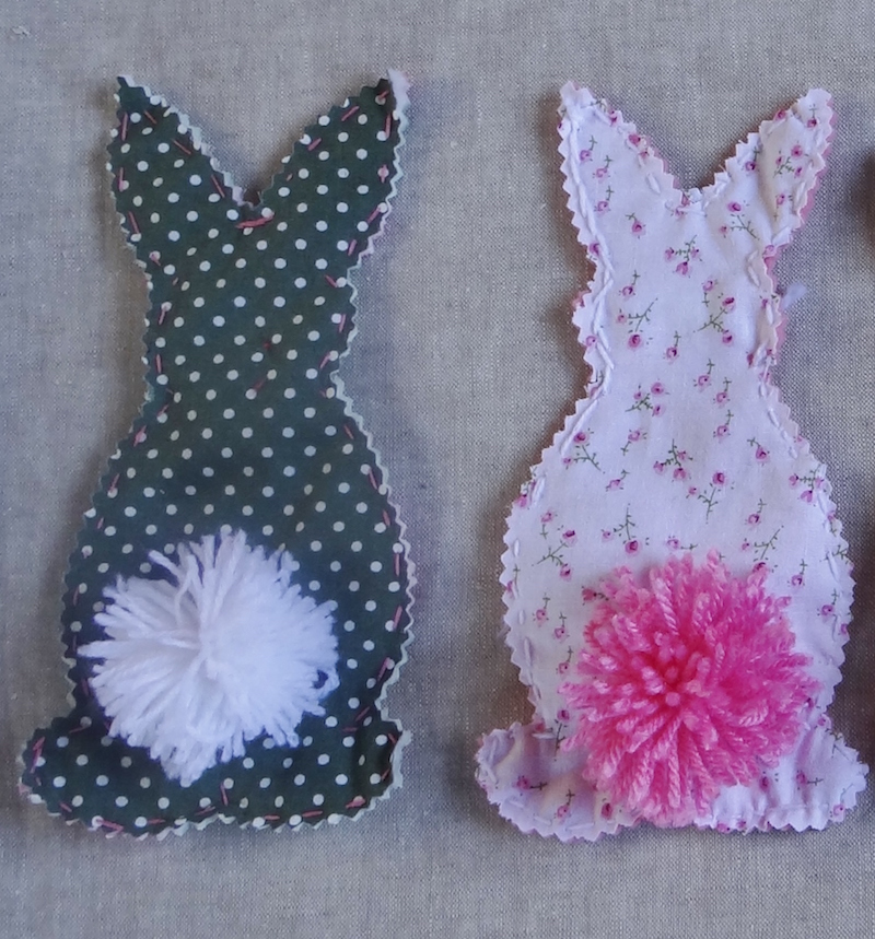 DIY couture facile décoration-Paques-lapins-mignons