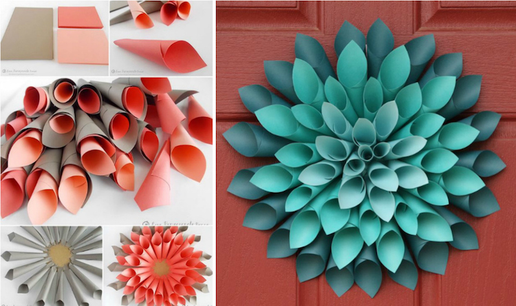 DIY-fleur-papier-comment-faire-couronne-dahlia