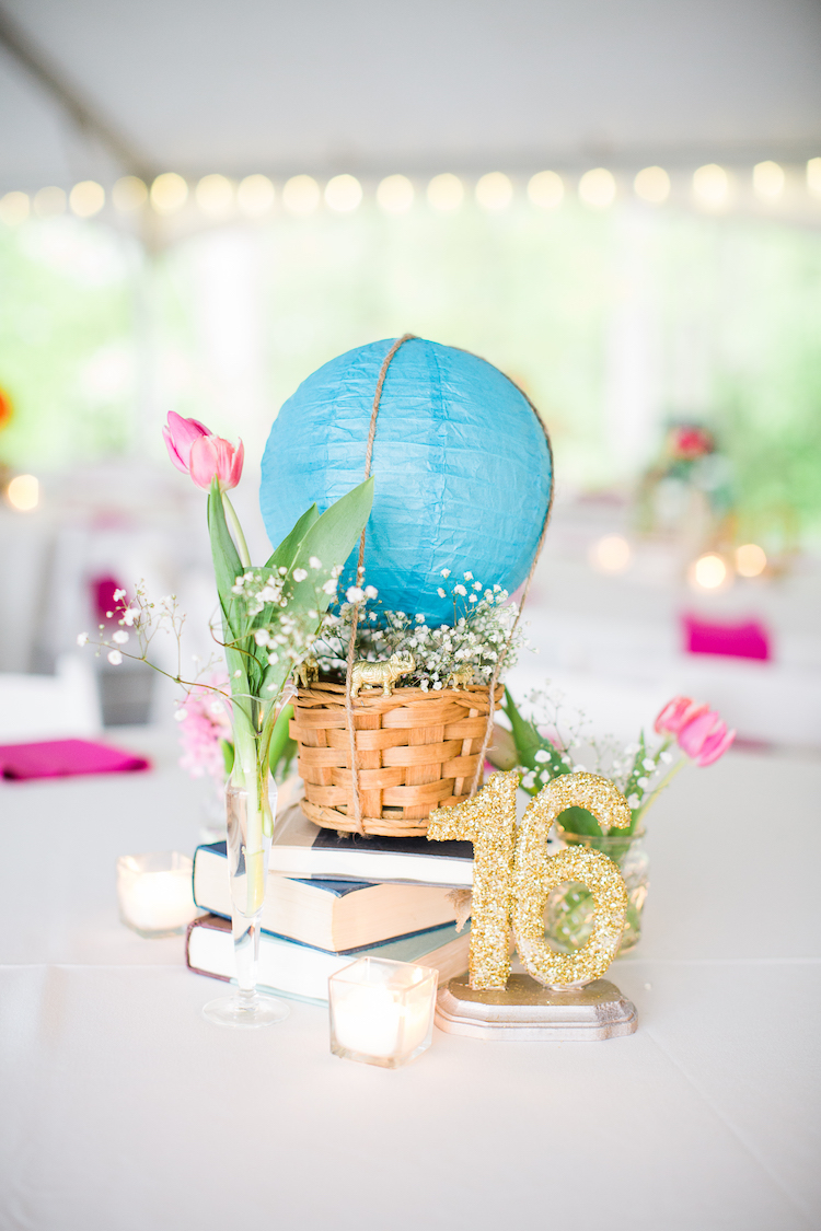centre-table-mariage-montgolfière-lanterne-papier-tulipes