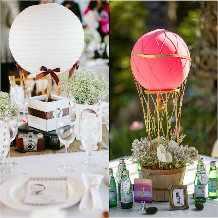 centre-table-mariage-vintage-montgolfières-ballon-lanterne-papier