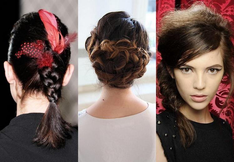 coiffure-cheveux-mi-long-idées-tresses-chignon