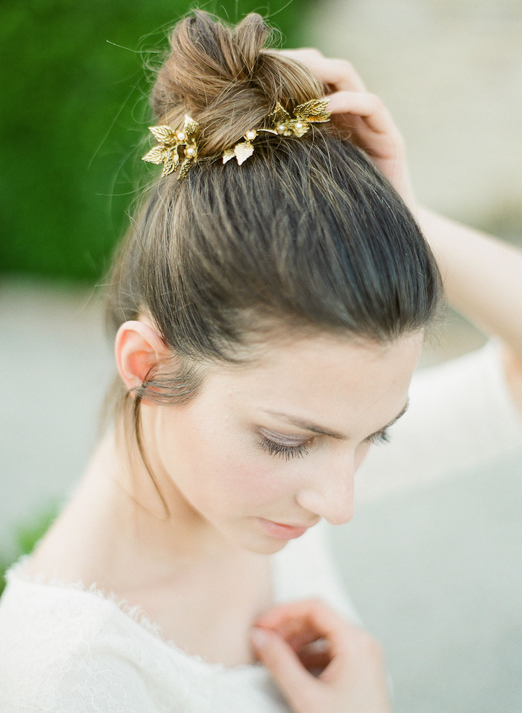 Id e chignon  mariage  la coiffure classique qui tient 