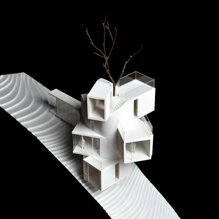 modèle-maison-dans-arbres-luxe-design-spirale