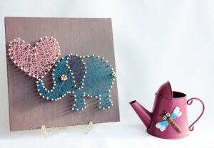 string-art-idées-techniques-éléphant