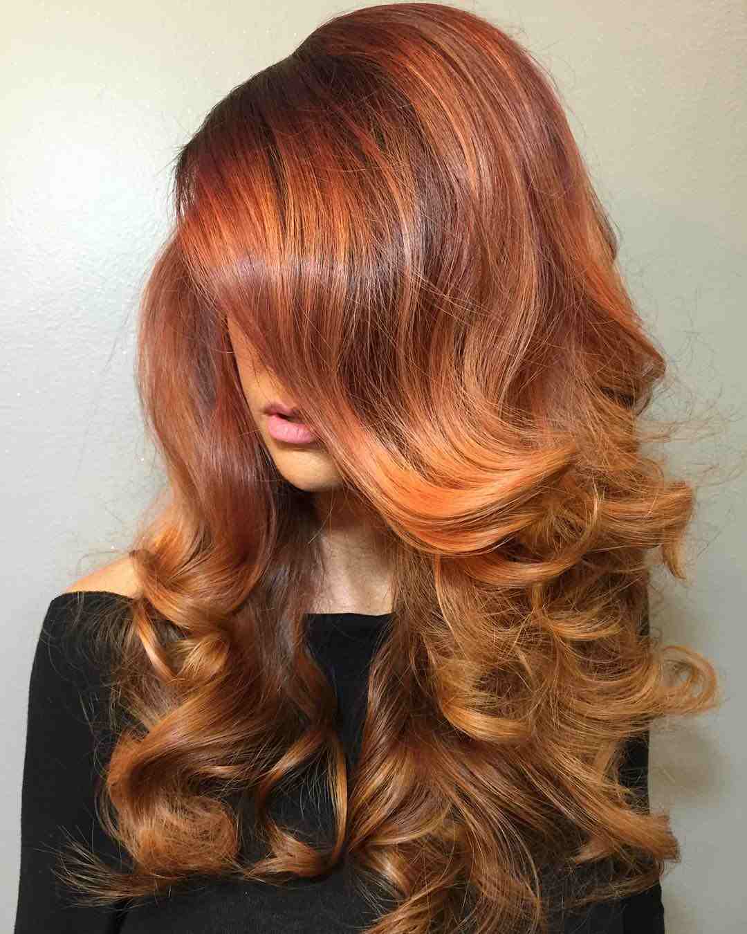 Balayage Caramel Sur Cheveux Chatain Foncé en ce qui concerne balayage miel pour réchauffer les cheveux