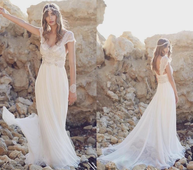 robe-mariée-accessoires-mariage-plage-bohème