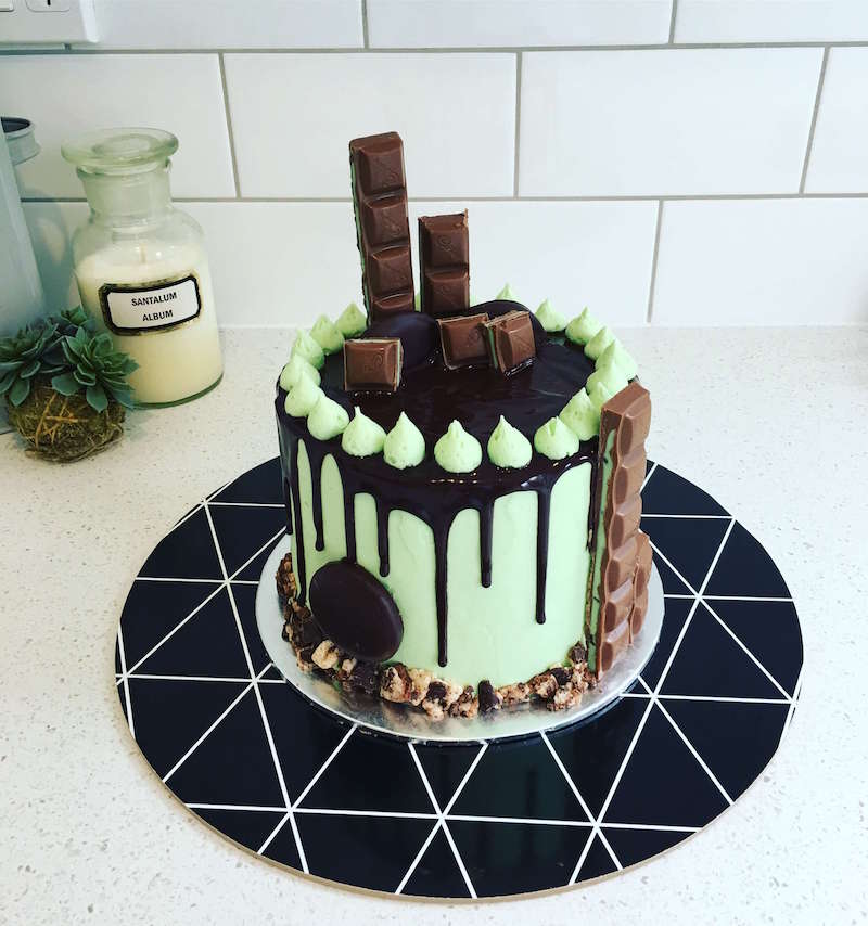 cake-design-idée-décoration-gâteau-menthe-chocolat
