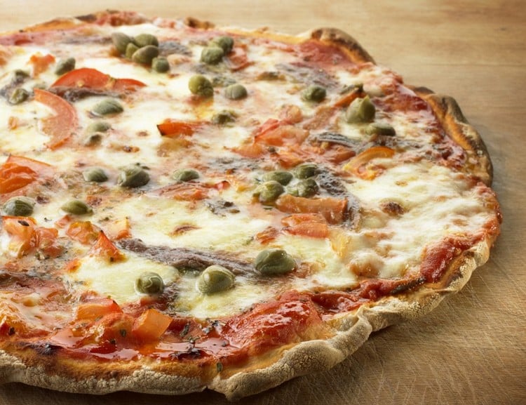 mozzarella burrata anchois-idées-pizza
